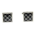 Onyx Mesh Cufflinks