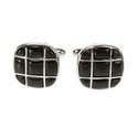 Onyx Button Back Cufflinks