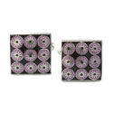 Purple Tesselated Cufflinks