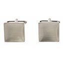 Nordic Steel Square Engraved Cufflinks