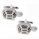 Crystal Turtle Cufflinks