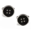 Onyx Button Cufflinks