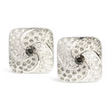 Crystal Whirl Cufflinks