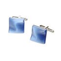 Catseye Warped Square Cufflink