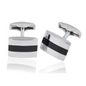 Black & Silver Cufflinks