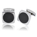 Framed Circle Cufflinks