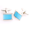 Blue Square Cufflinks