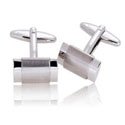 Two Tone Engravable Cufflinks