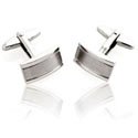 Two Tone Engravable Cufflinks