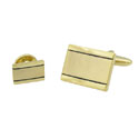 GoldTwo-Tone Stud Set
