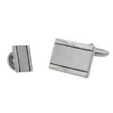 Silver Two-Tone Stud Set