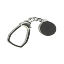 Sterling Round Keychain