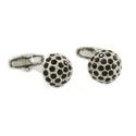 Black Crystal Ball Cufflinks