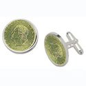 Italian Lira Cufflinks