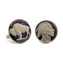Blue Buffalo Nickel Cufflinks