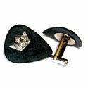 Coronet Guitar Pick Cufflinks