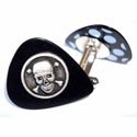Rouge Guitar Pick Cuff Links