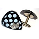 Cocktail Guitar Pick Cufflinks