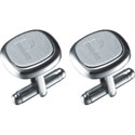 Marcio Sliver Finish Engraved Cufflins