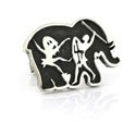 Elephant and Warrior Cufflinks