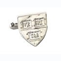 Sterling Harvard Cufflinks