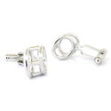 Squashed Tube Cuff Links