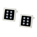 Dice Cufflinks: 6 & 6