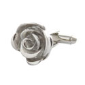 Silver Rose Cufflinks