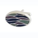 Spectrum Oval Cufflinks