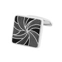 Black Swirl Cufflinks