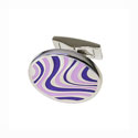 Purple Waves Cufflinks