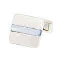 Blue MOP Striped Cufflinks