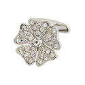 Crystal Flower Cufflinks