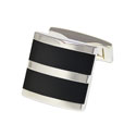 Black & Silver Cufflinks