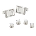 Rectangular Mother of Pearl Stud Set
