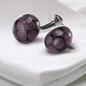 Plum Tortoise Cufflinks
