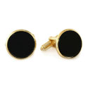 Gold & Onyx Cufflinks