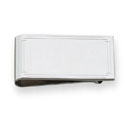 Stepped Border Engravable Money Clip