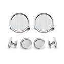 Engravable Silver Stud Set