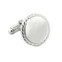 Sterling Rope Border Cufflinks