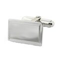 Sterling Ribbon Engraved Cufflinks
