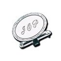 Sterling Rope Border Engravable Cuff Links