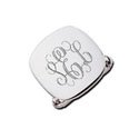 Sterling Cushion  Engravable Cuff Links