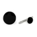 Sterling & Onyx Stud Set
