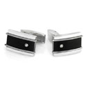 Titanium & Diamond Cufflinks