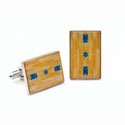 Basketball Stadium Floor Cufflinks