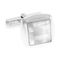 MOP Checkered Pillow Cufflinks