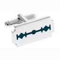 Safety Razor Blade Cufflinks