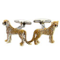 Crystal Cheetah Cufflinks