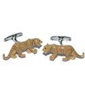 Colored Leopard Cufflinks